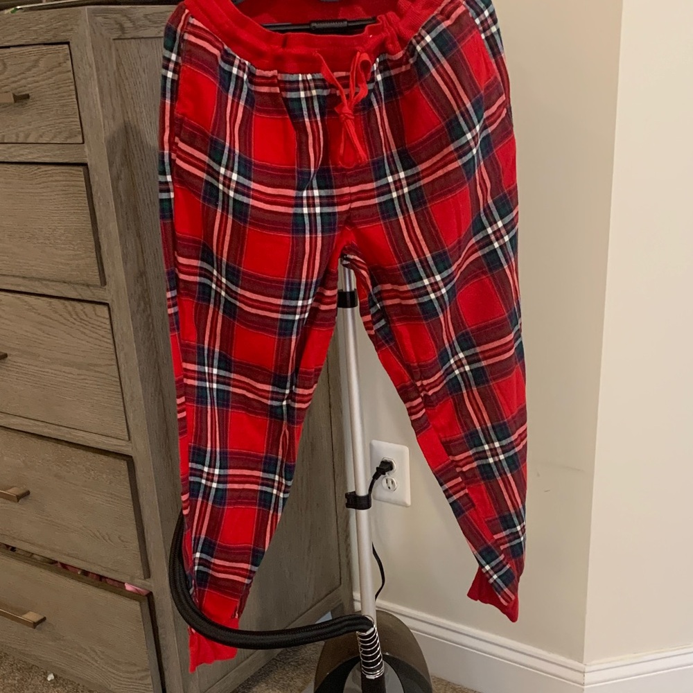 Stars Above Red and Black Plaid Lounge Pants